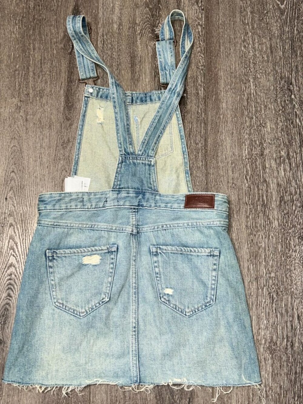 Hollister California Denim Skirt Overall Stretch Blue Denim Size XS - Picture 6 of 7